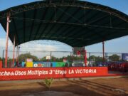 Otro espacio para el deporte: Alcaldía de Maracaibo renovó la cancha en La Victoria 3era etapa