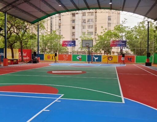 Di Martino rehabilitó cancha de Valle Claro que tenía años abandonada
