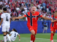 FIEBRE MUNDIAL: Haaland firmó un doblete y Noruéga celebró a placer