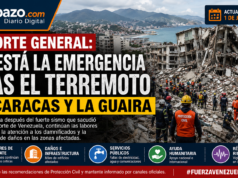 Situación actual del terremoto en Caracas, La Guaira y zonas cercanas