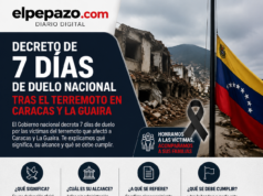 Decreto de 7 días de duelo nacional tras el terremoto en Caracas y La Guaira: qué significa y cómo se aplica