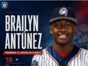 «El Azabache» Brailyn Antúnez destroza Clase A: Batea .432