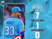 Martín Pérez acarició el no-hitter y Acuña largó el noveno