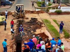 Gobernador Luis Caldera inspeccionó sustitución de colector matriz de 12 pulgadas en el corredor vial Amparo