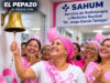 SAHUM cierra el Mes Rosa con el Toque de Campana: 15 pacientes libres de cáncer de mama