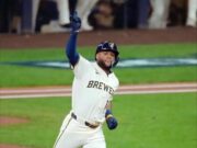 Emboscada criolla a jonrón limpio: Jackson Chourio empató y William Contreras los dejó en el campo