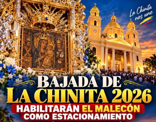 Bajada de La Chinita 2026: habilitarán el Malecón como estacionamiento y desplegarán más de 2.000 funcionarios en Maracaibo