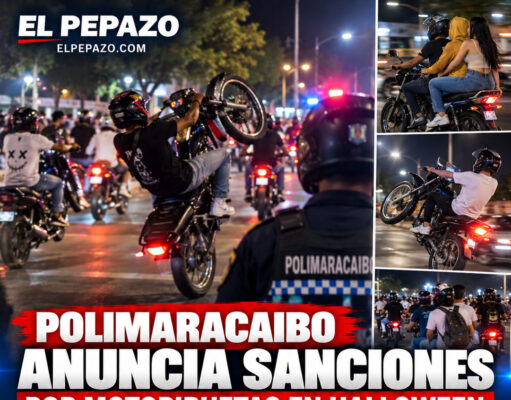 Polimaracaibo anuncia sanciones por motopiruetas en Halloween: reforzarán controles en las calles de la ciudad