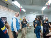 Enviado de Naciones Unidas recibido por la primera dama, Ana Clara de Di Martino