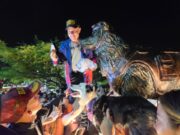  Di Martino develó estatua en honor a Tsunami: El «Ángel Canino» filmará una película